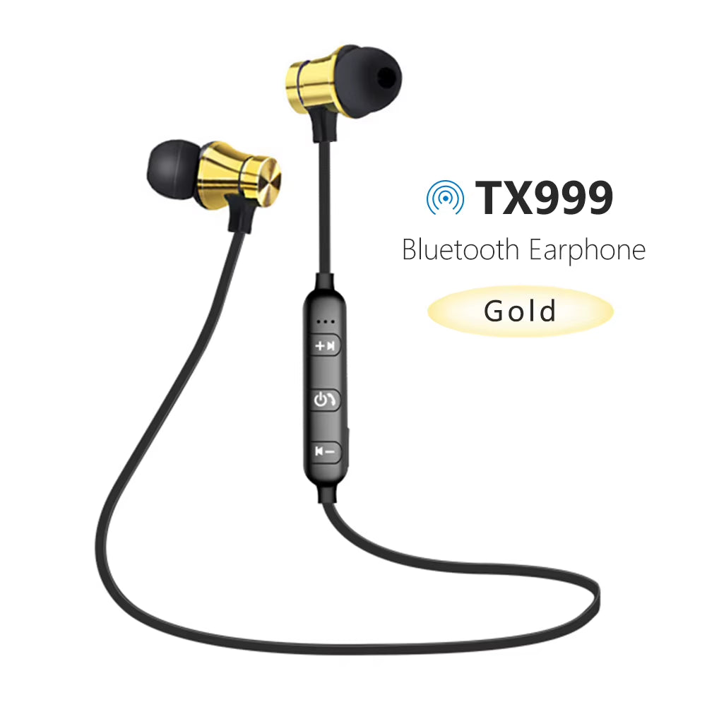 Magnetic Wireless Bluetooth 4.2 Earphone Stereo Sport Earbuds In-Ear Noice Cancelling Headset with Mic Headphone for Smart Phone