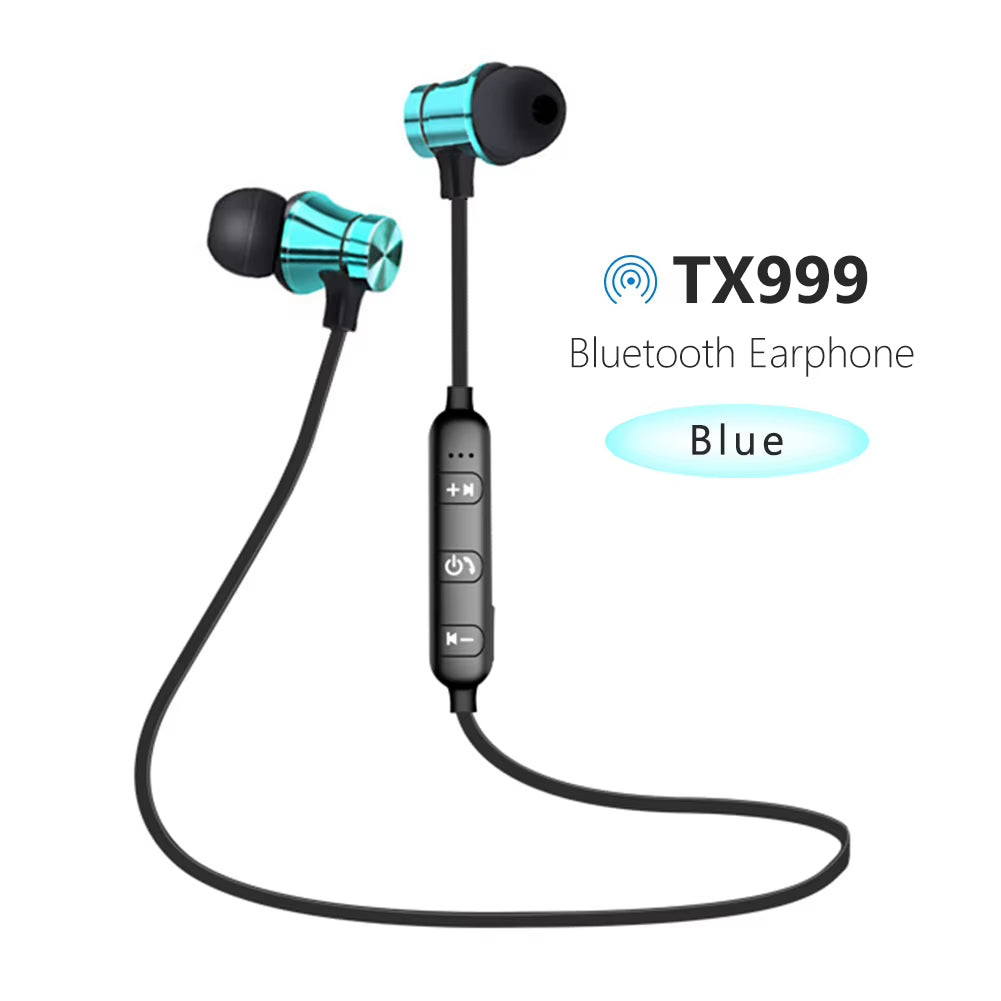 Magnetic Wireless Bluetooth 4.2 Earphone Stereo Sport Earbuds In-Ear Noice Cancelling Headset with Mic Headphone for Smart Phone